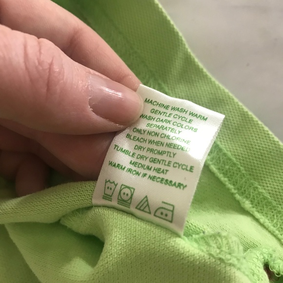 Lilly Pulitzer Pastel Green Island Polo Shirt - Picture 7 of 8